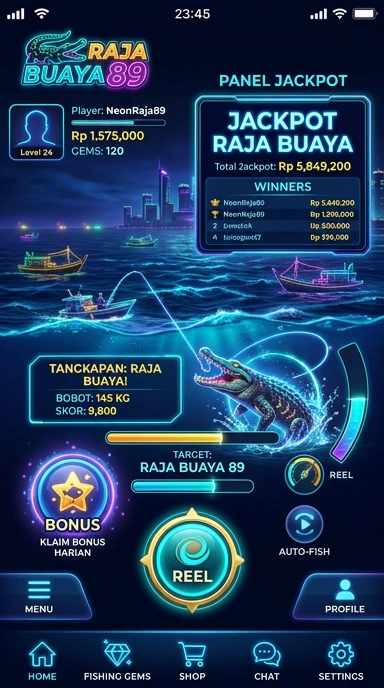 lion4d — layar beranda